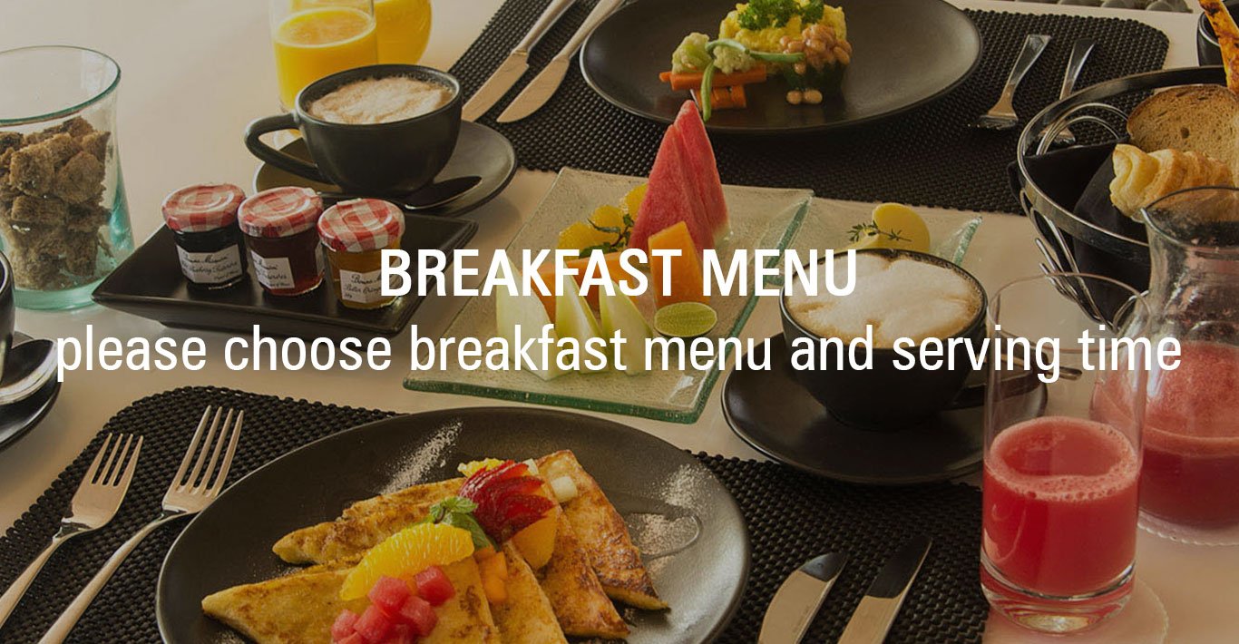 Breakfast Menu One Eleven Resorts