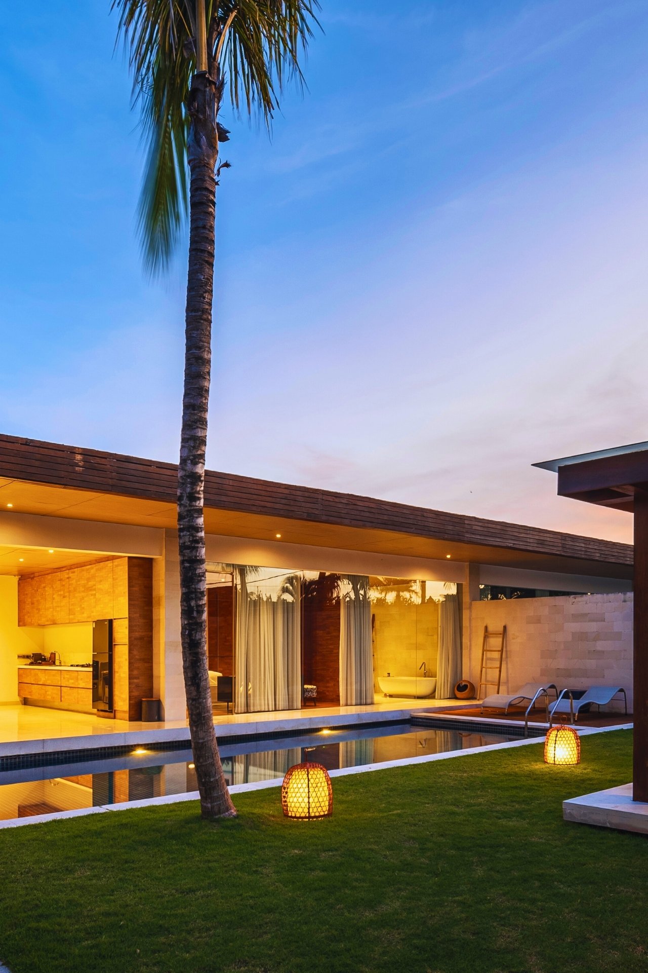 Private pool & sun deck One Eleven Resorts Seminyak Bali